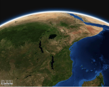 Treibhausgas aus zerbrechenden Kontinenten