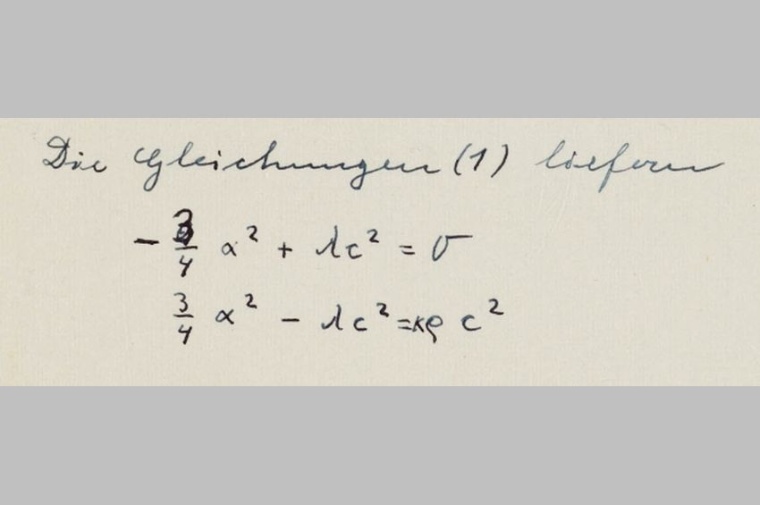 Ein Rechenfehler mit kosmischen Folgen; Die -3 statt einer 9 hat zur Folge,...