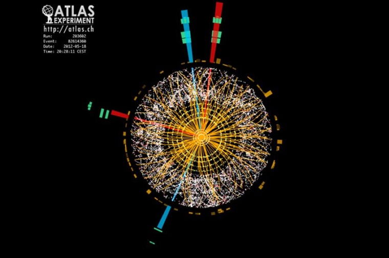 Zeigt dieses Ereignis den Zerfall eines Higgs-Bosons in vier Elektronen?...