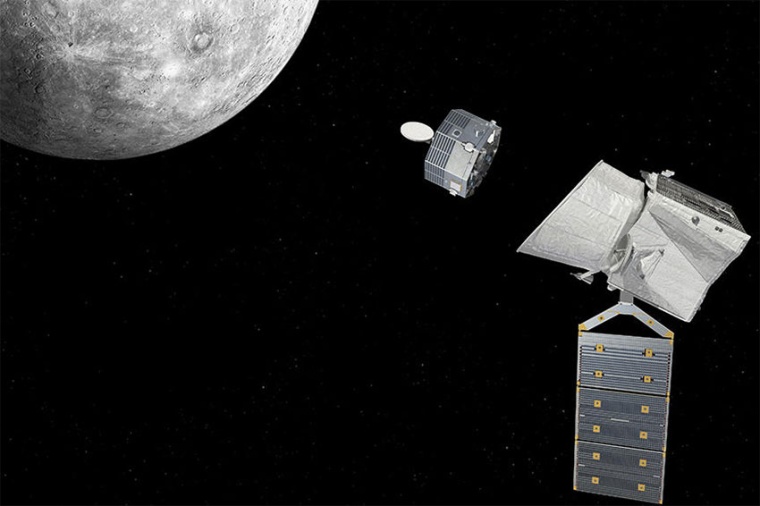 Wenn die BepiColombo-Mission im Jahr 2025 die Zielumlaufbahn um den Merkur...