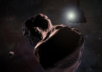 Abb.: Künstlerische Darstellung von Ultima Thule (Bild: NASA / Johns Hopkins...