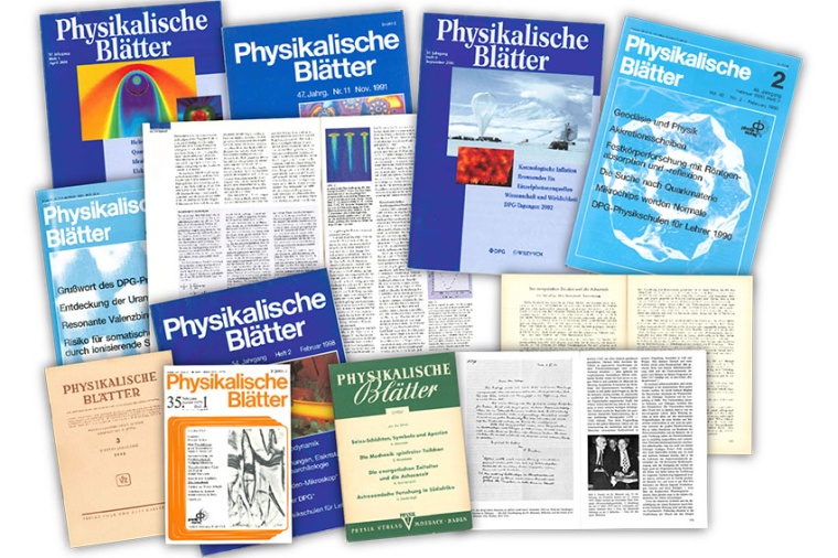 75 Jahre Physikalische Blätter