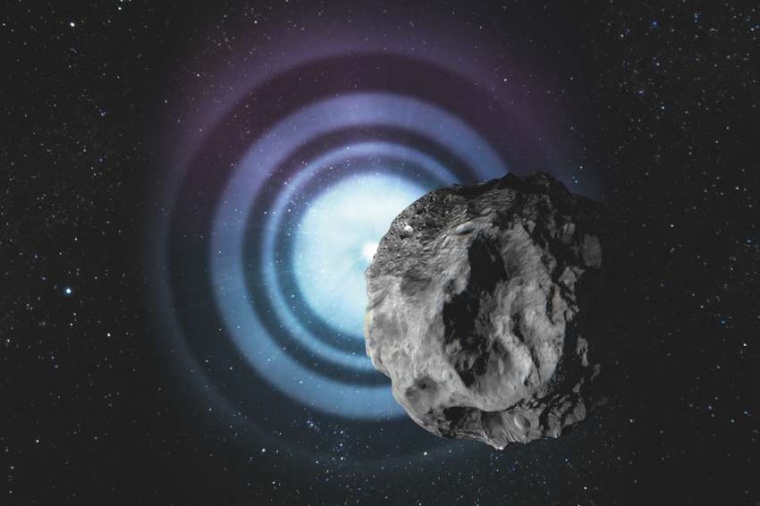 Abb.: Wenn ein Asteroid vor einem Stern vorbeizieht, entsteht ein...