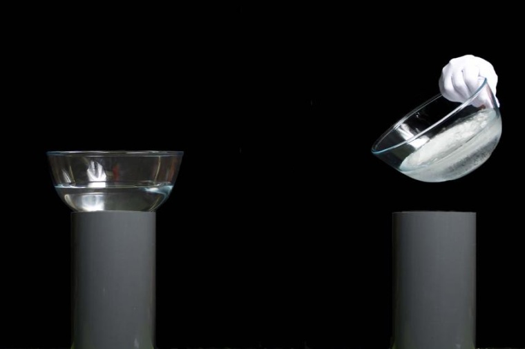 Abb.: Mit der neuen Versuchsanordnung im Prinzip möglich: Kochendes Wasser...