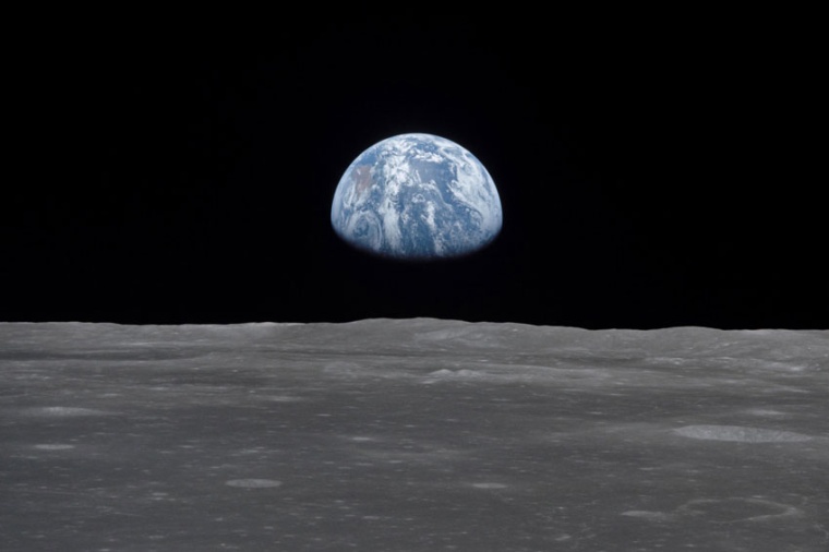 Der Erdaufgang – vor 50 Jahren aufgenommen von den Apollo-11-Astronauten –...