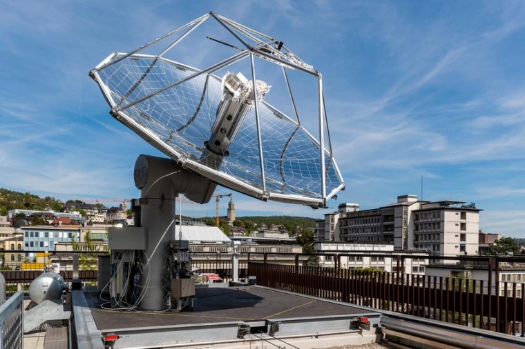 Abb.: Die Forschungsanlage steht auf dem Dach eines ETH-Gebäudes in Zürich....