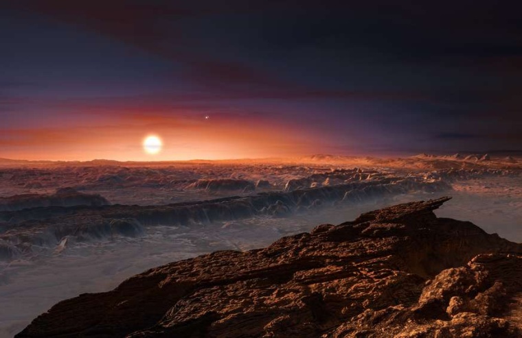 Abb.: Auch der nächstgelegene Exoplanet Proxima Centauri b befindet sich in...