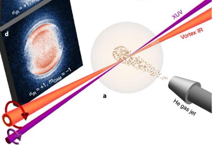 Abb.: Schematischer Aufbau des Experiments (Bild: G. De Ninno et al. / Springer...