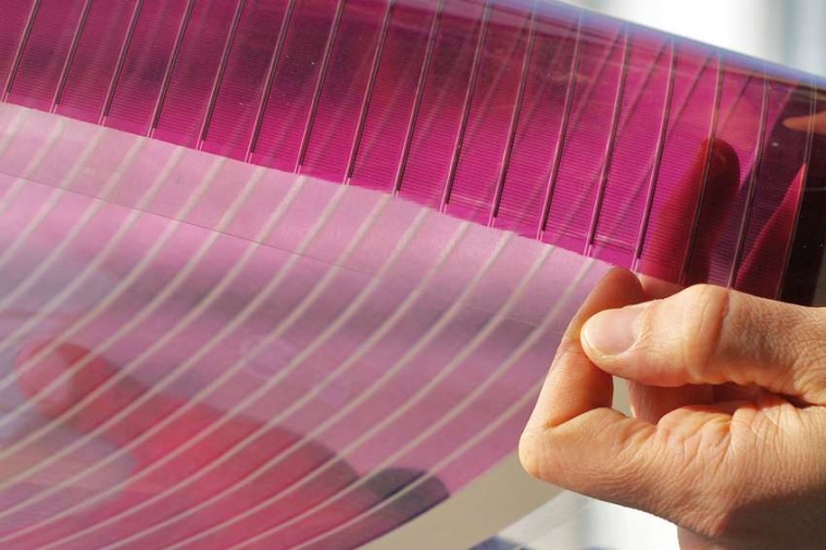 Abb.: Flexible, transparente organische Solarmodule können neuartige...