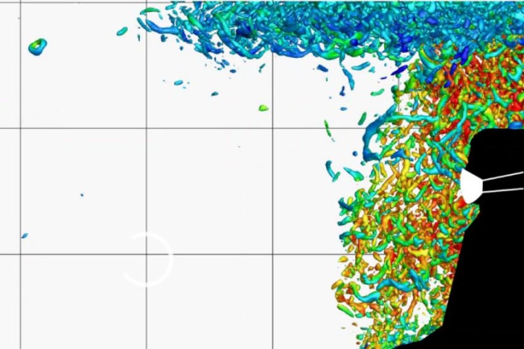 Abb.: Gemessene Verteilung von Aerosolen (Bild: DLR)