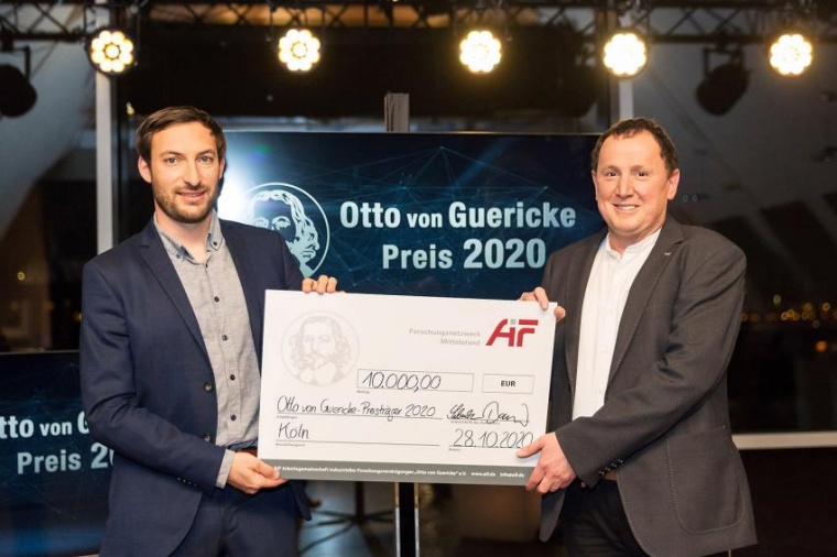 Abb.: Otto von Guericke-Preisträger 2020: Steffen Nothelfer und Karl Stock...