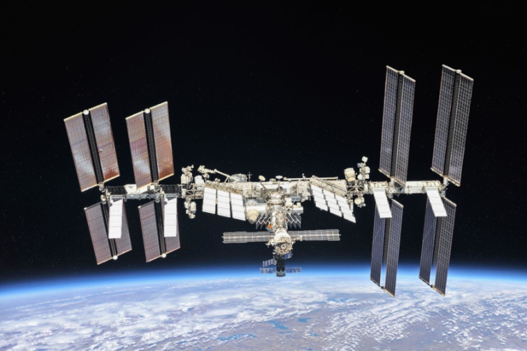 Ansicht der Internationalen Raumstation im Oktober 2018 (Bild: Roskosmos / NASA)