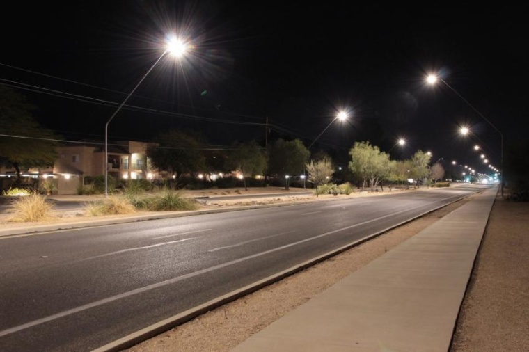 Abb.: Intelligente Straßenbeleuchtung in Tucson dient zum Vergleich zwischen...