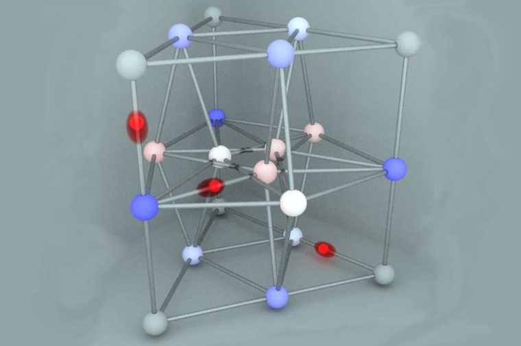 Abb.: Lichtteilchen im 3D-Netzwerk: Photonen bewegen sich entlang der...