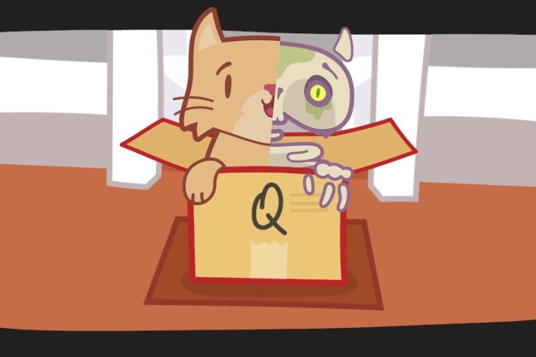 Abb.: Die Spiel-App „Katze Q“ bringt Kindern die Quantenphysik näher....