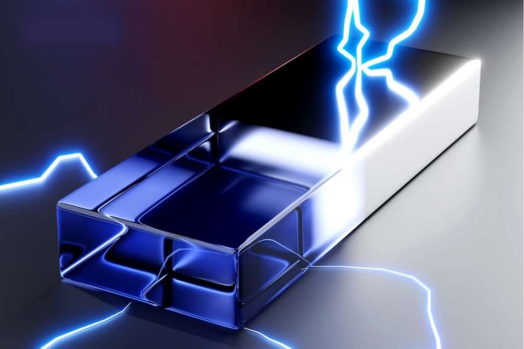 Abb.: Künstlerische Darstellung einer elektrisch schaltbaren...