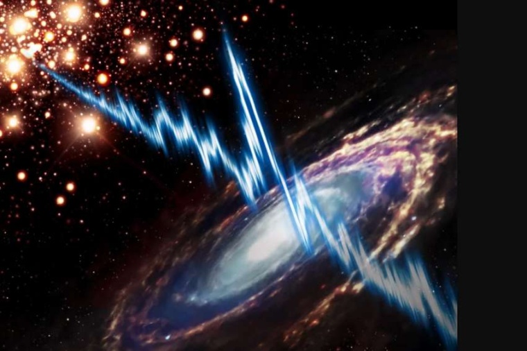 Abb.: Die künstlerische Darstellung zeigt den Ausbruch von...