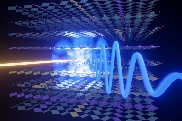Abb.: Hochtemperatursupraleitende Cuprate emittieren Terahertz-Strahlung,...